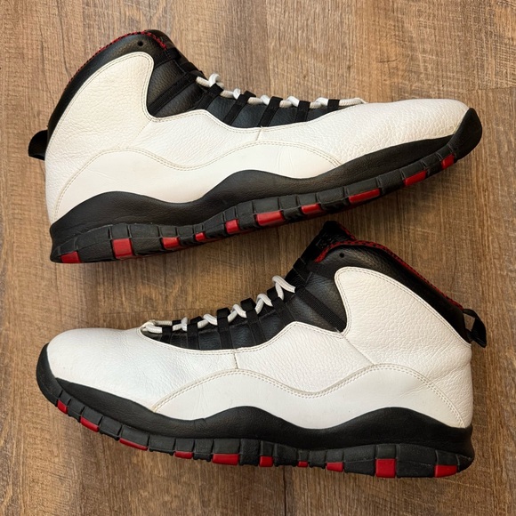 Nike Air Jordan 10 X Retro Chicago 2012 White Red Black